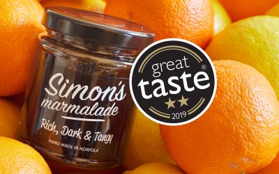 2 Star Great Taste Award for Simon’s Rich, Dark and Tangy Marmalade